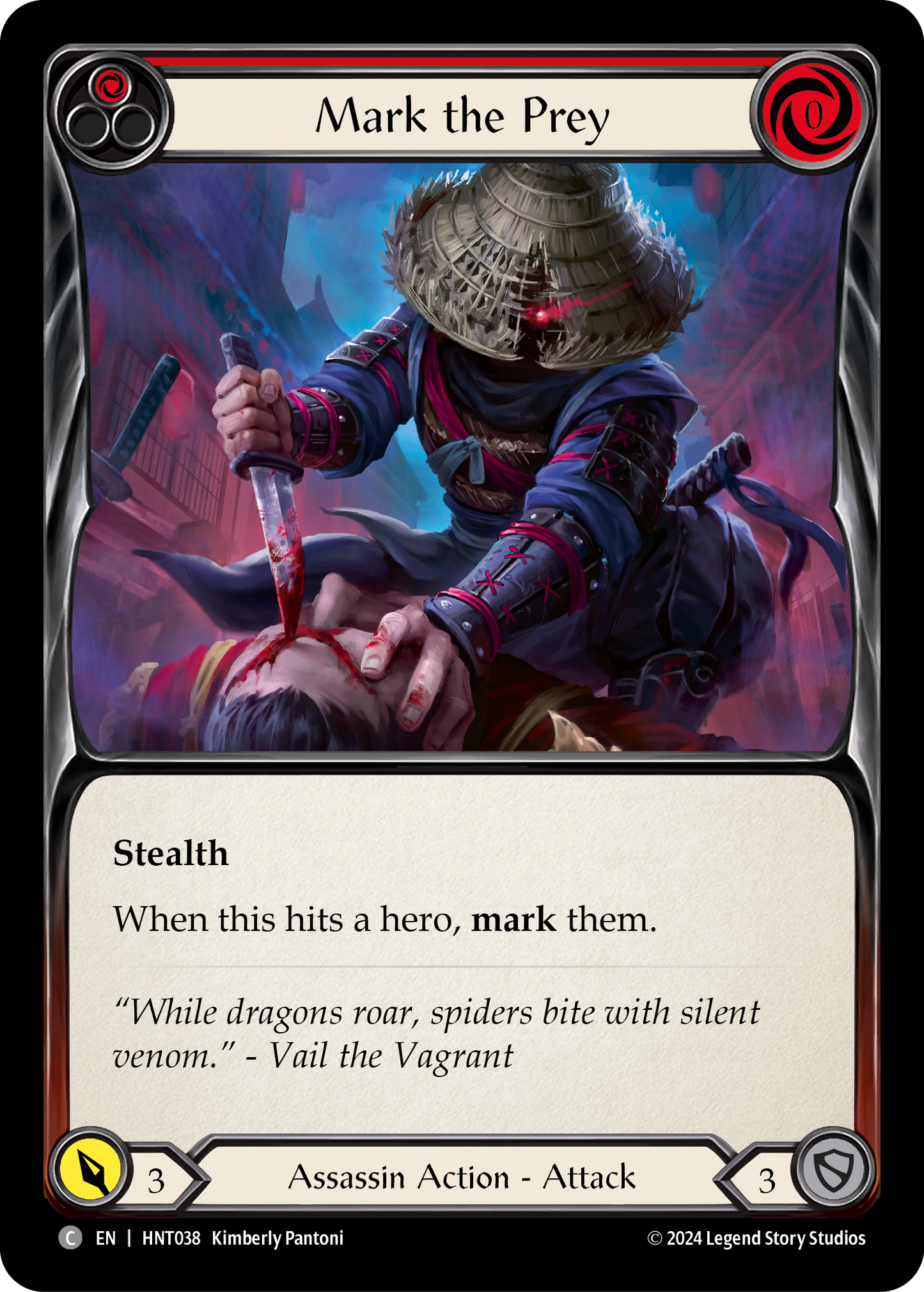 Mark the Prey - Red (HNT) #HNT038 [EN/N]