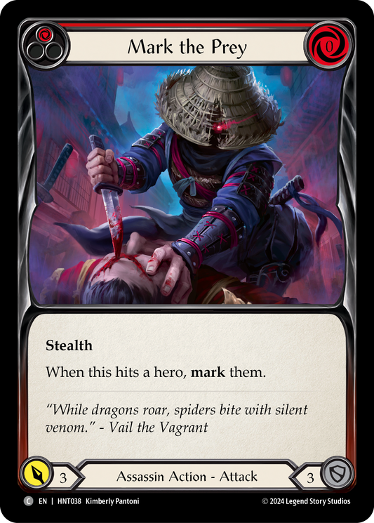 Mark the Prey - Red (HNT) #HNT038 [EN/N]