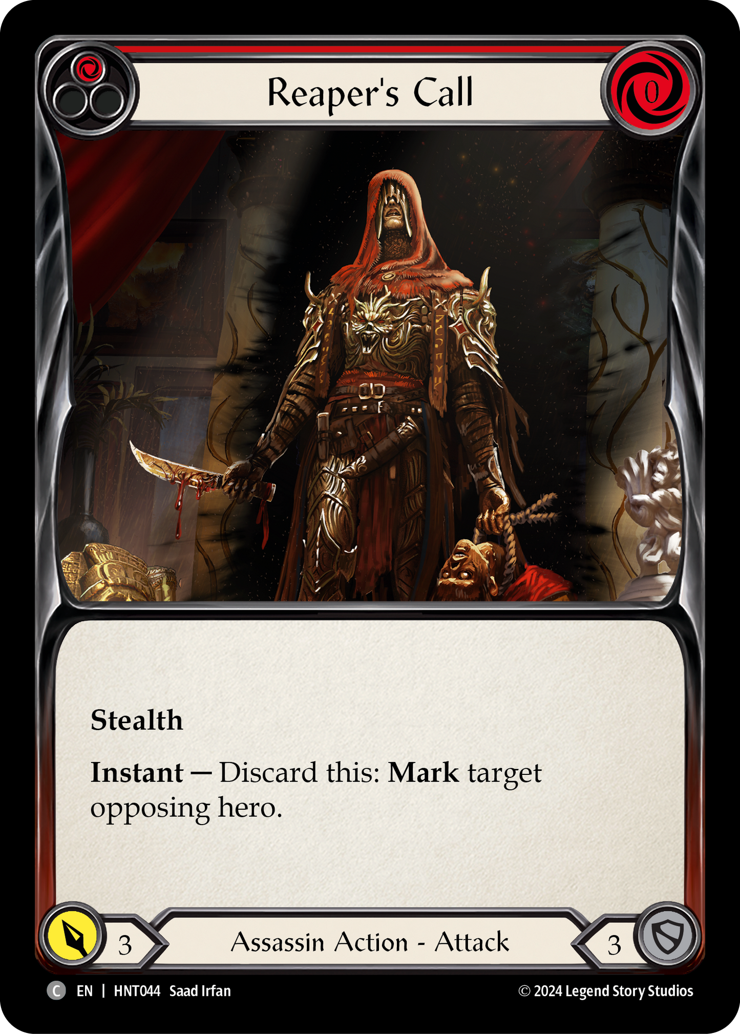Reaper's Call - Red (HNT) #HNT044 [EN/N]