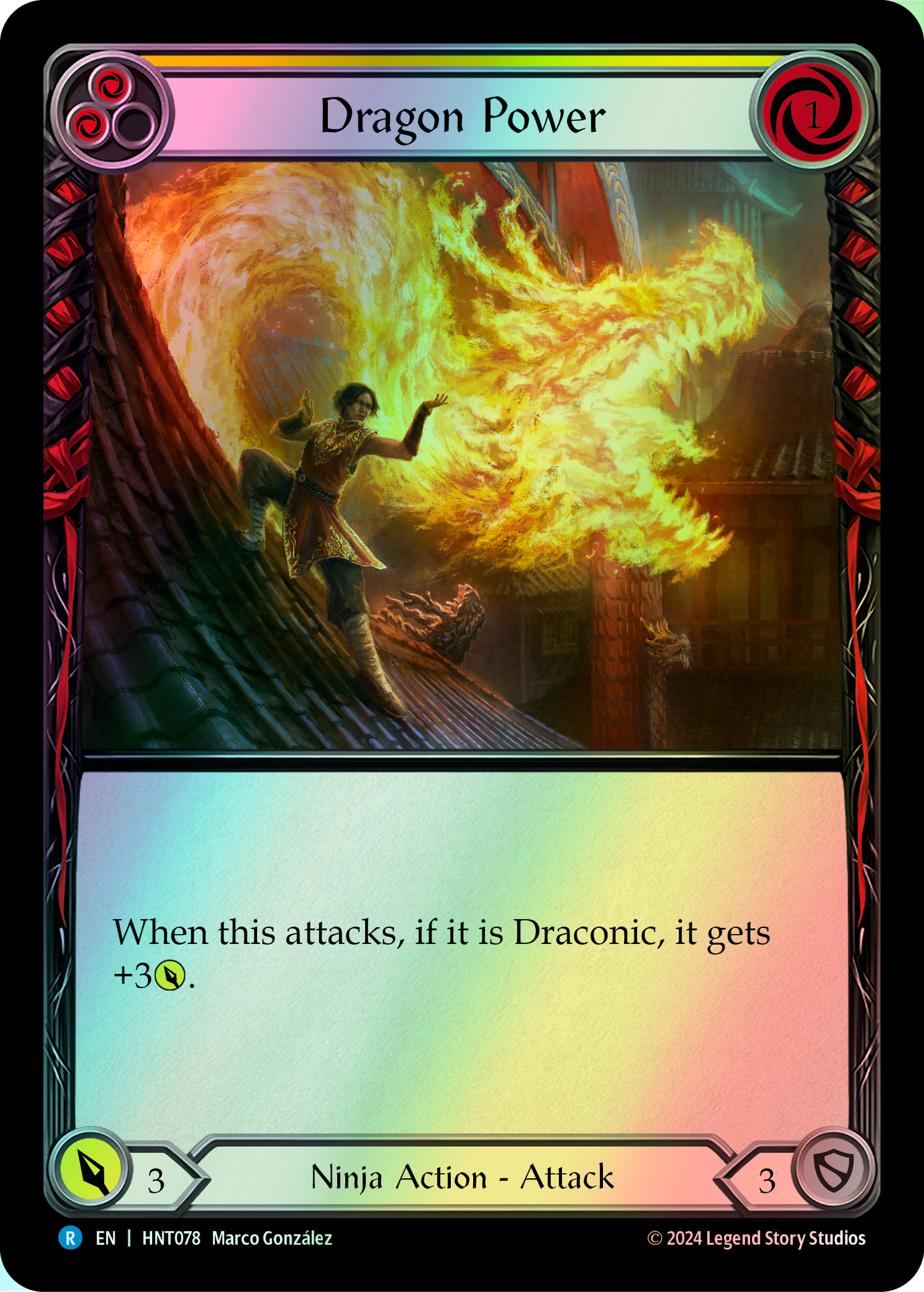 Dragon Power - Yellow (HNT) #HNT078 [EN/F]