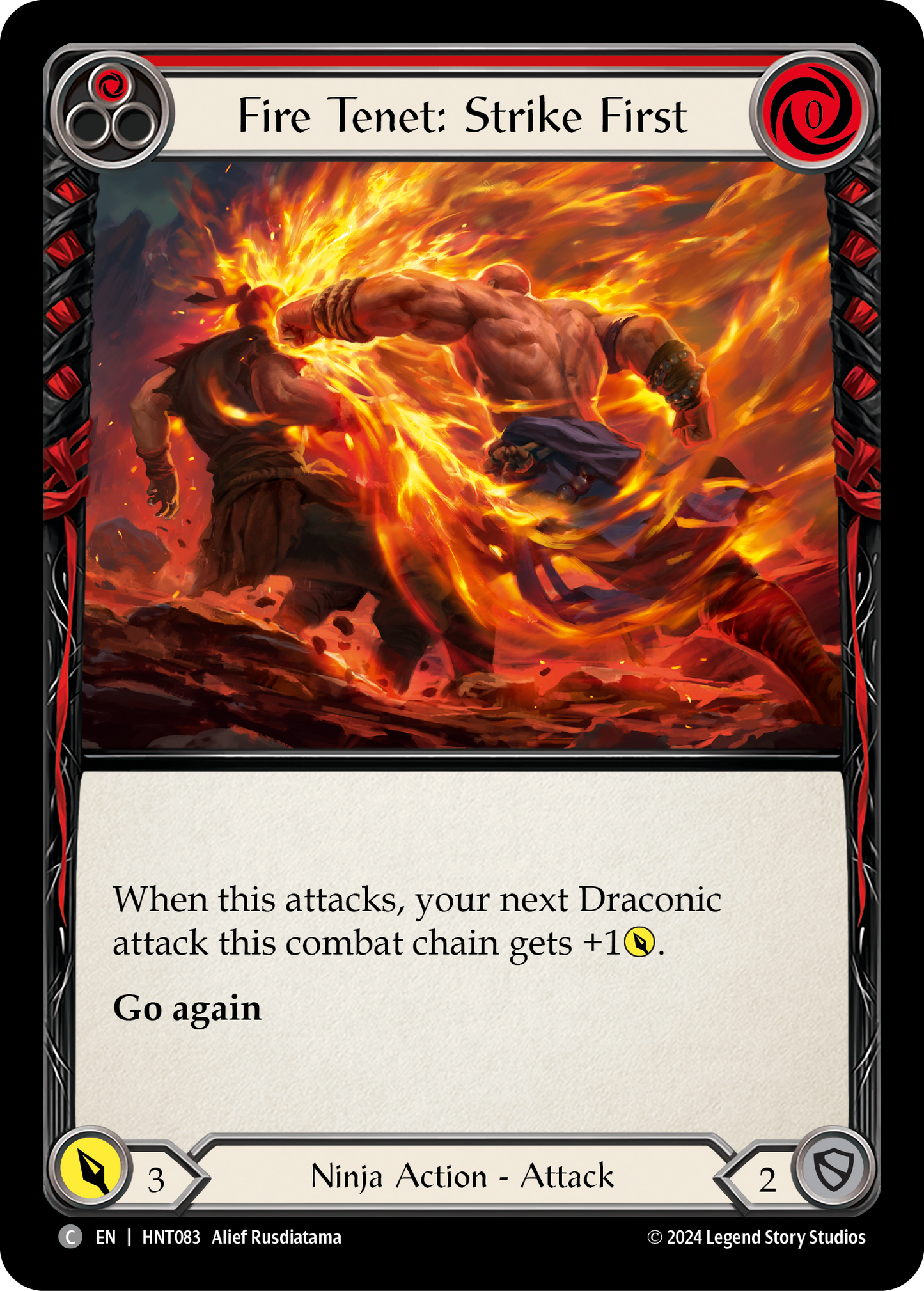 Fire Tenet: Strike First - Red (HNT) #HNT083 [EN/N]
