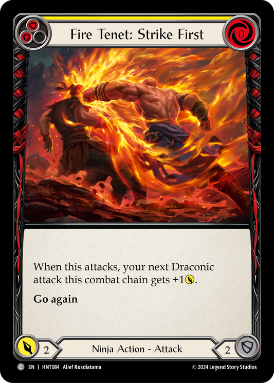 Fire Tenet: Strike First - Yellow (HNT) #HNT084 [EN/N]