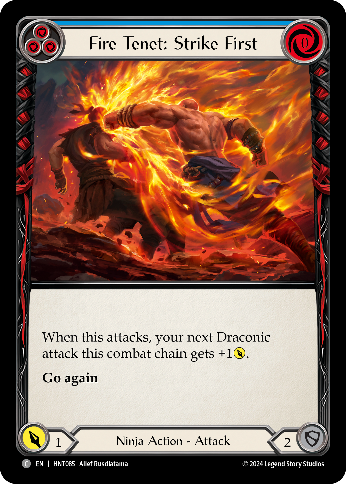 Fire Tenet: Strike First - Blue (HNT) #HNT085 [EN/N]