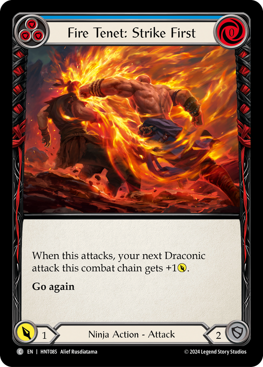 Fire Tenet: Strike First - Blue (HNT) #HNT085 [EN/N]