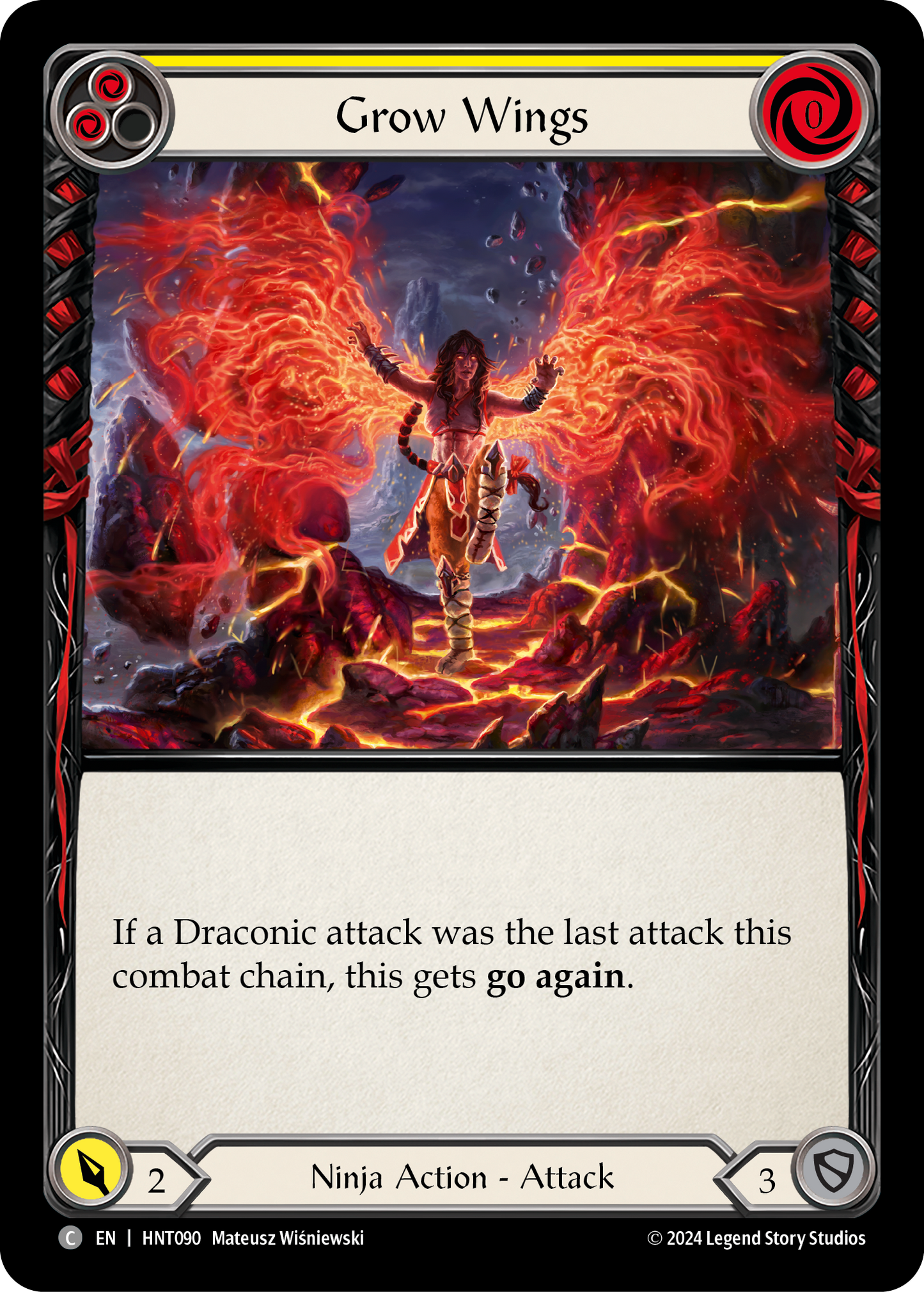 Grow Wings - Yellow (HNT) #HNT090 [EN/N]