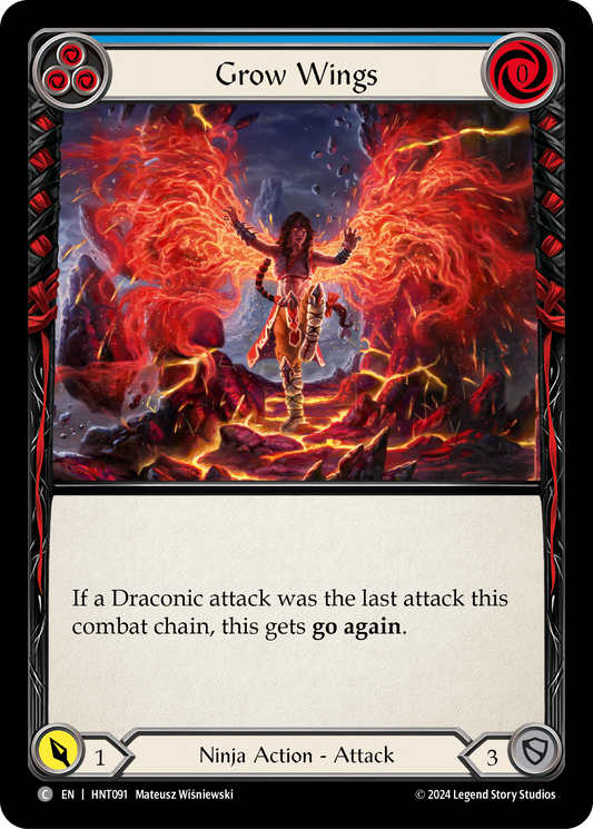 Grow Wings - Blue (HNT) #HNT091 [EN/N]
