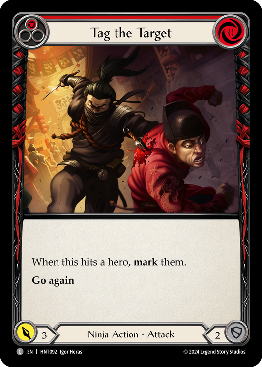 Tag the Target - Red (HNT) #HNT092 [EN/N]