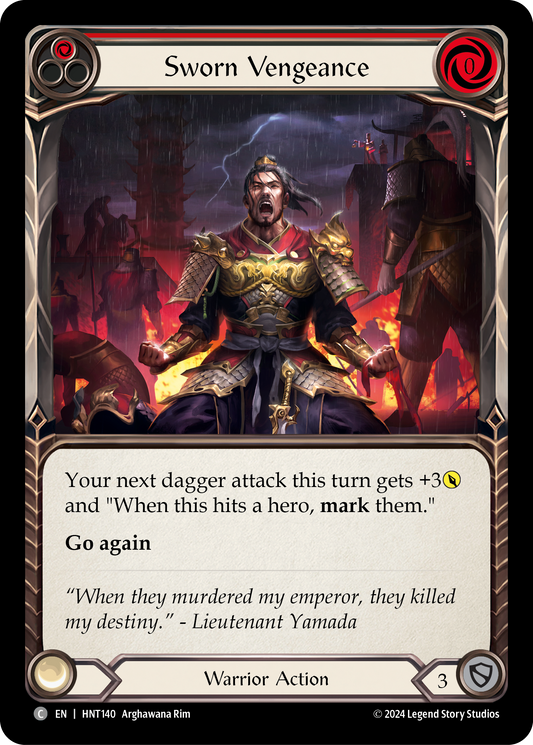 Sworn Vengeance - Red (HNT) #HNT140 [EN/N]