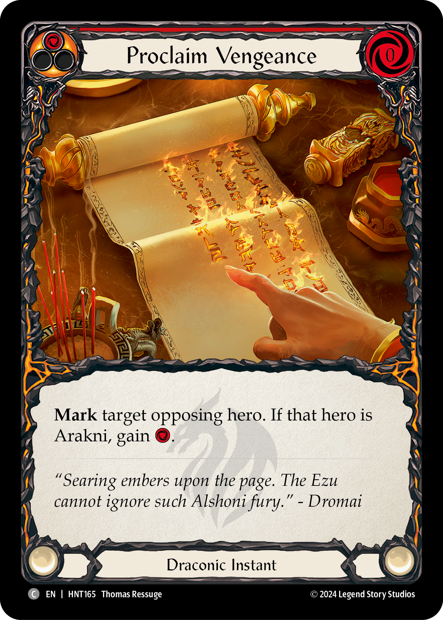 Proclaim Vengeance (HNT) #HNT165 [EN/N]