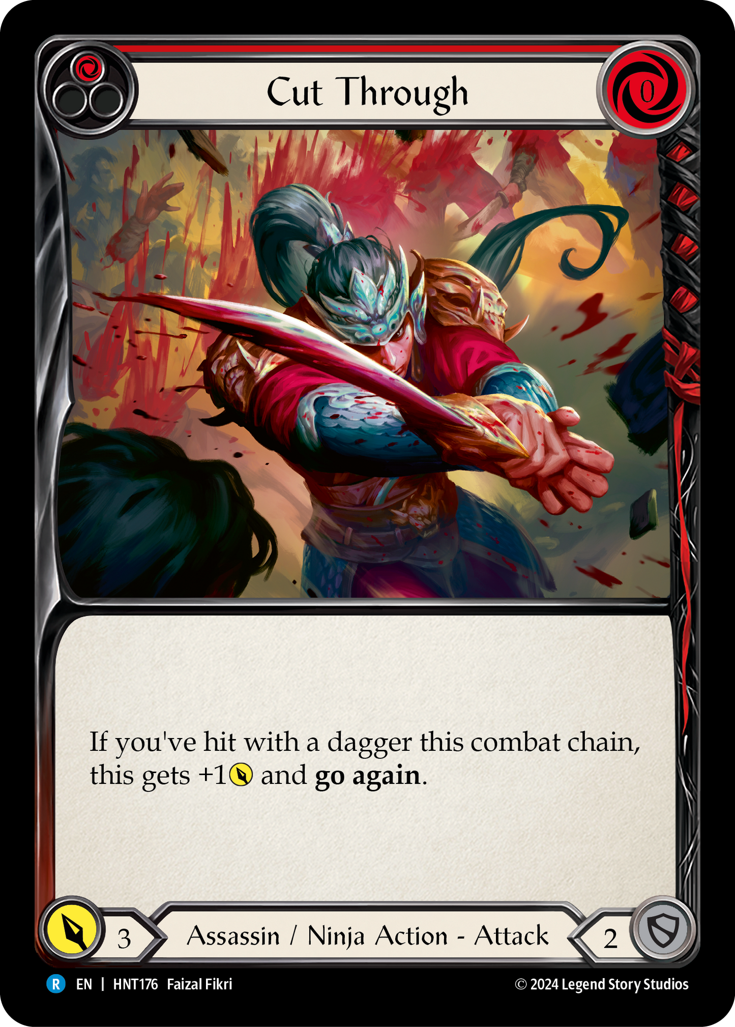 Cut Through - Red (HNT) #HNT176 [EN/N]
