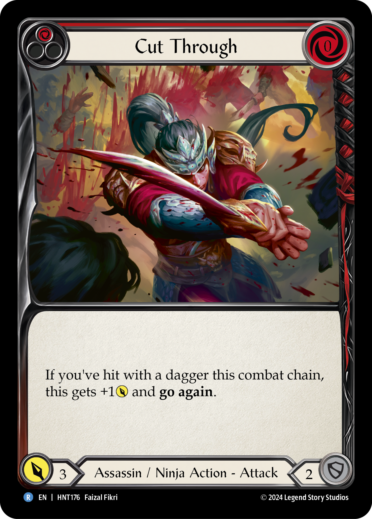 Cut Through - Red (HNT) #HNT176 [EN/N]