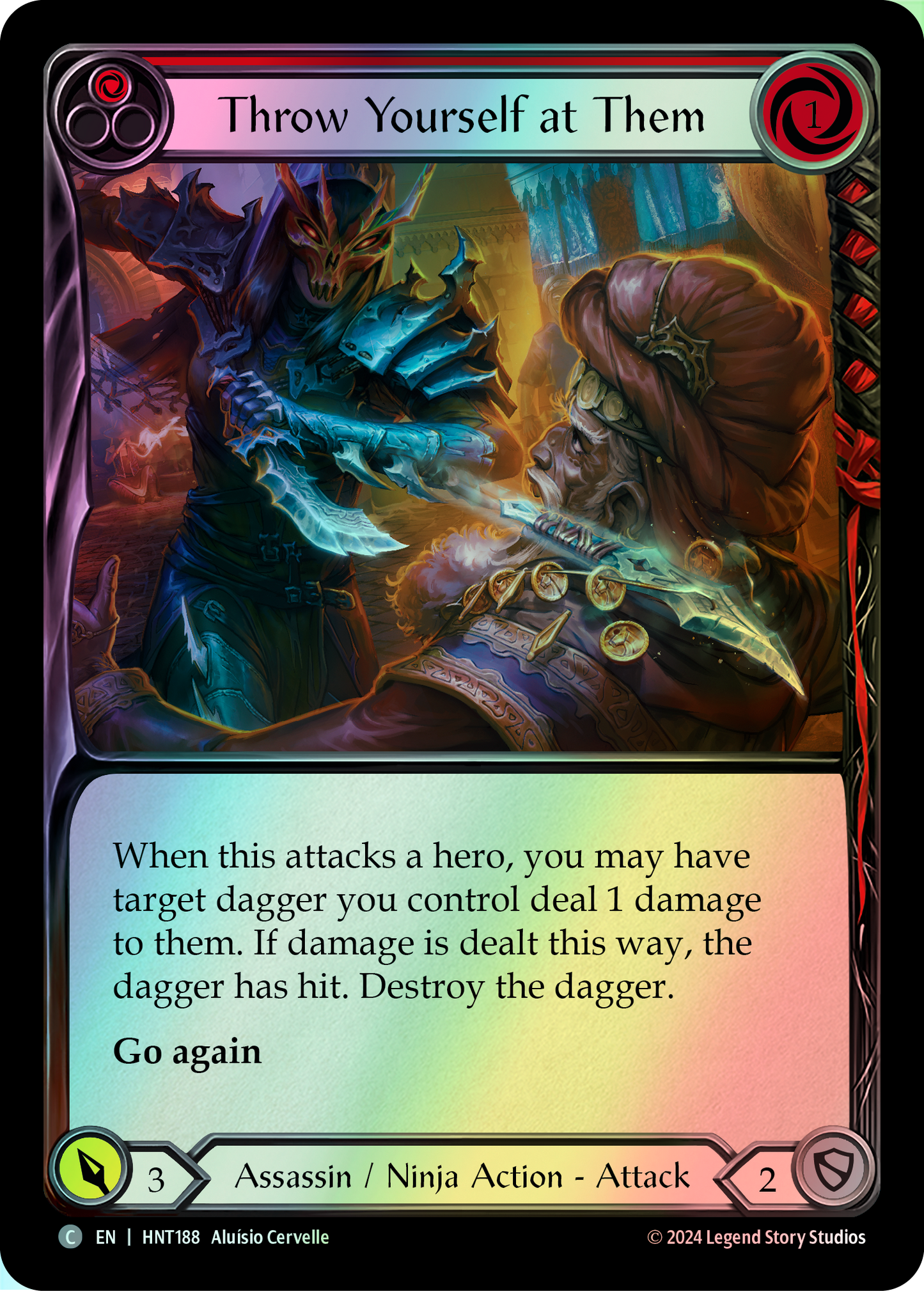Throw Yourself at Them - Red (HNT) #HNT188 [EN/F]