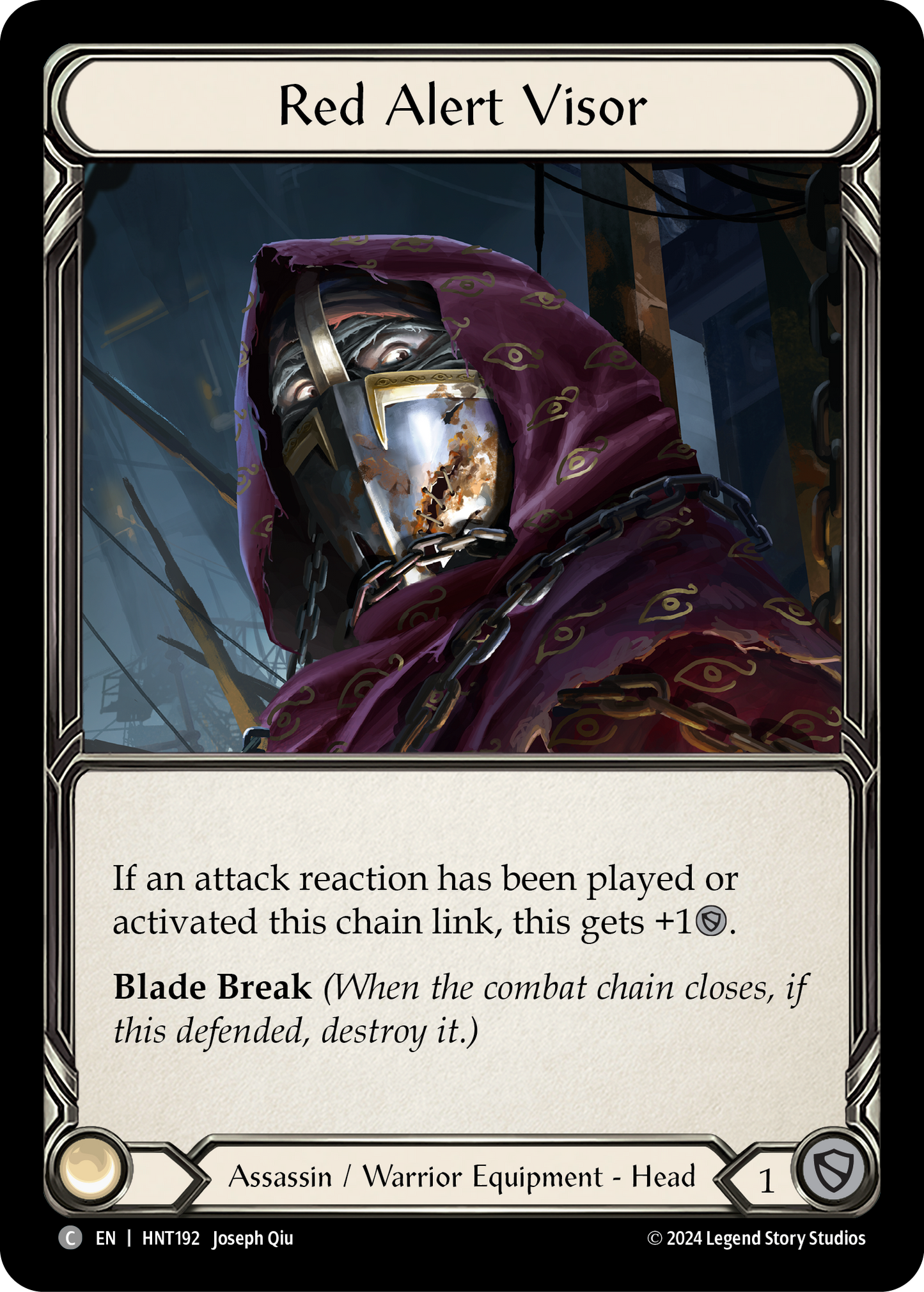 Red Alert Visor (HNT) #HNT192 [EN/N]