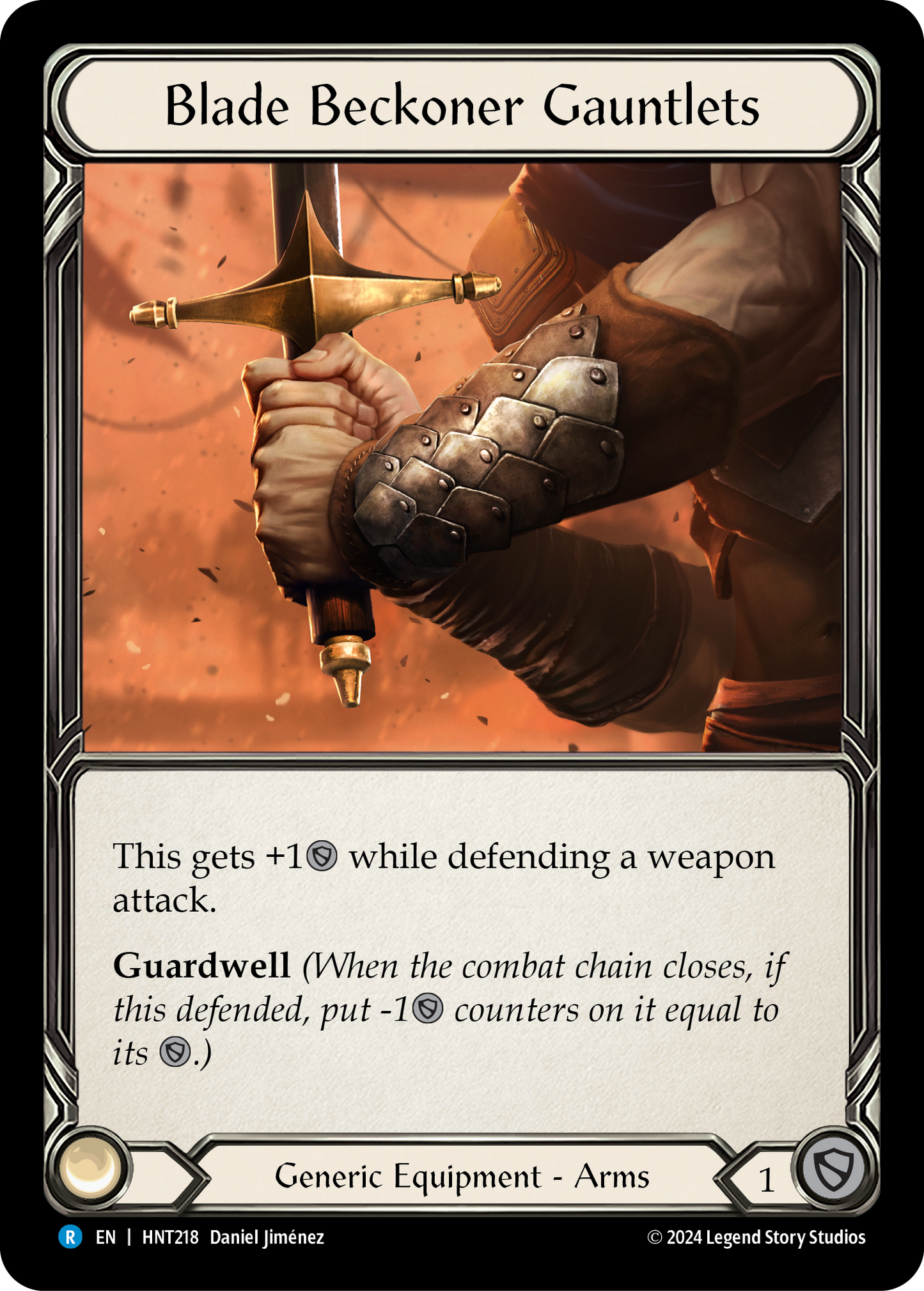 Blade Beckoner Gauntlets (HNT) #HNT218 [EN/N] s/o