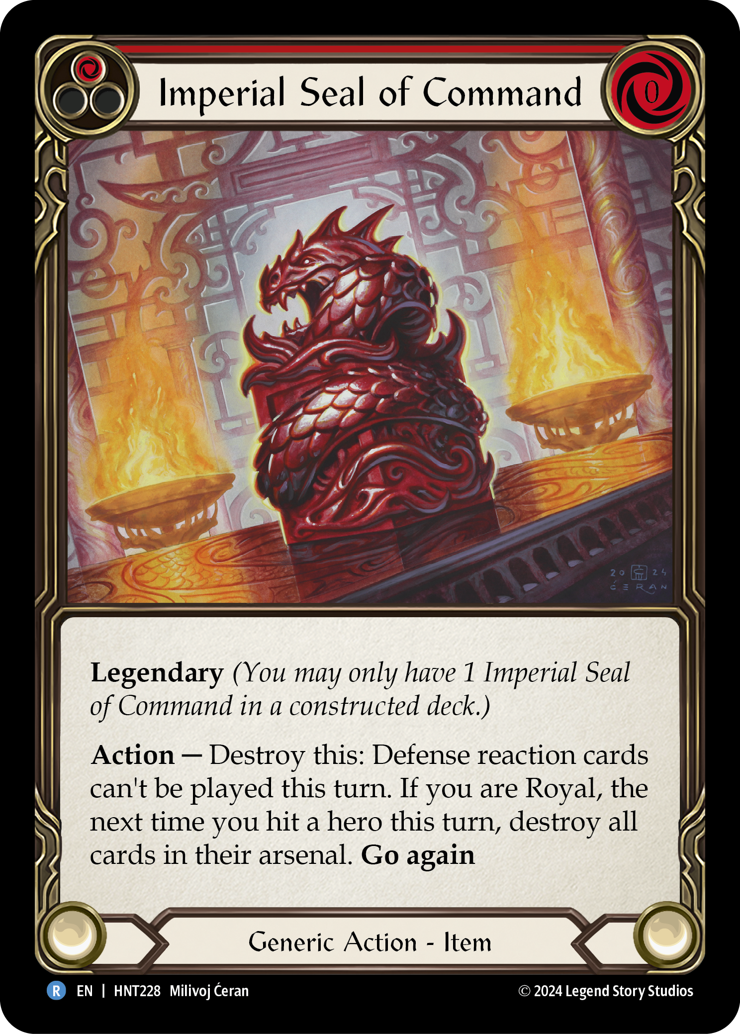 Imperial Seal of Command (HNT) #HNT228 [EN/N]