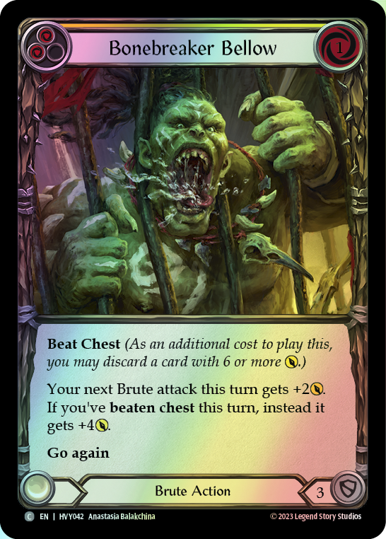 Bonebreaker Bellow - Yellow (HVY) #HVY042 [EN/F]