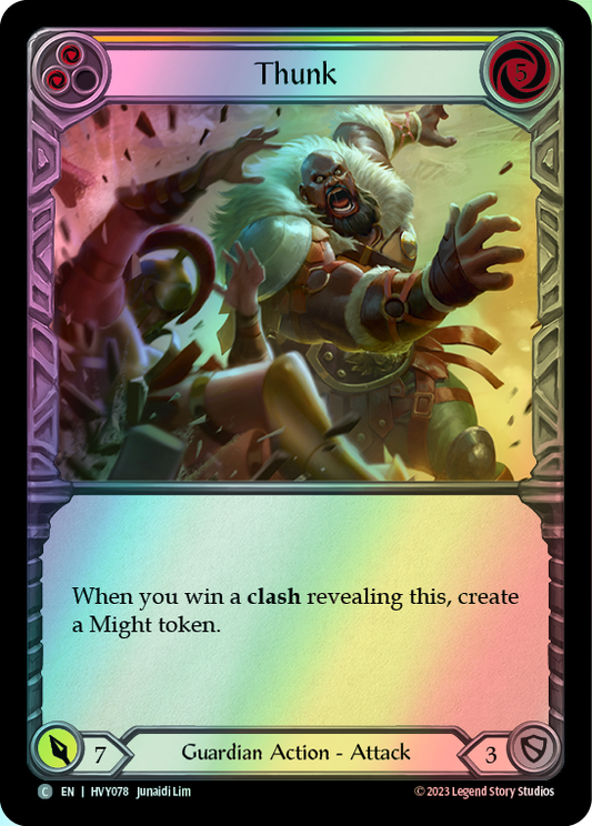 Thunk - Yellow (HVY) #HVY078 [EN/F] s/o