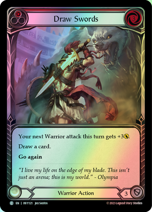 Draw Swords - Red (HVY) #HVY121 [EN/F]