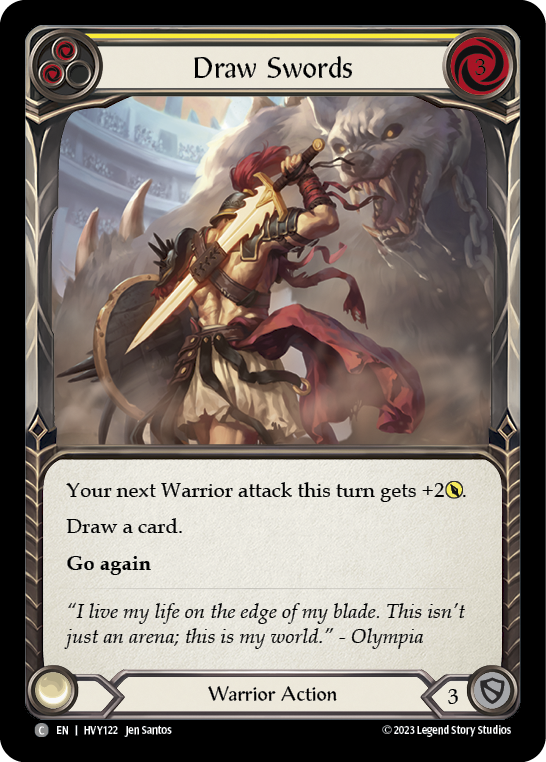 Draw Swords - Yellow (HVY) #HVY122 [EN/N]