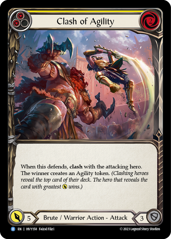 Clash of Agility - Yellow (HVY) #HVY158 [EN/N]