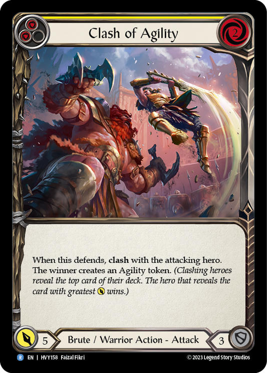 Clash of Agility - Yellow (HVY) #HVY158 [EN/N]