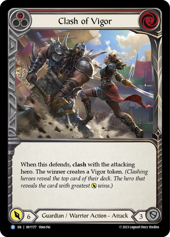 Clash of Vigor - Red (HVY) #HVY177 [EN/N]