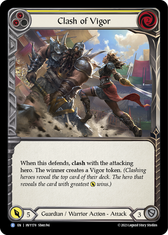 Clash of Vigor - Yellow (HVY) #HVY178 [EN/N]