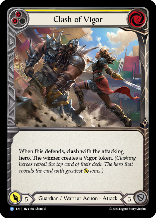 Clash of Vigor - Yellow (HVY) #HVY178 [EN/N]