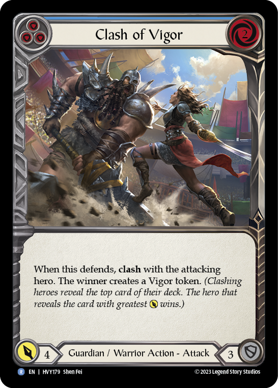 Clash of Vigor - Blue (HVY) #HVY179 [EN/N]