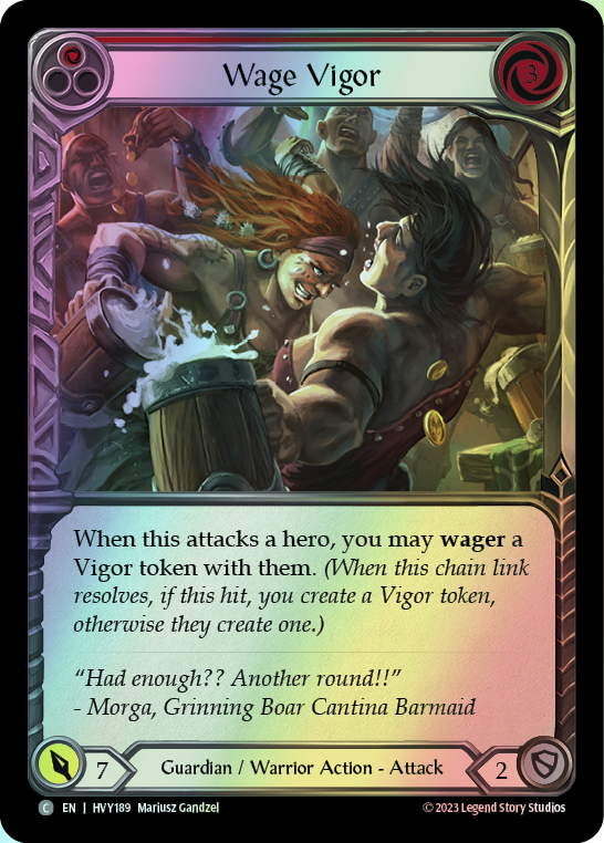 Wage Vigor - Red (HVY) #HVY189 [EN/F]