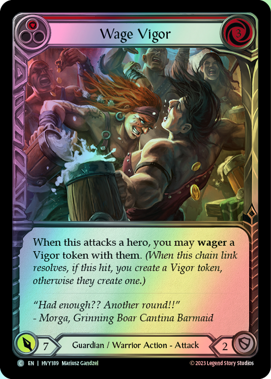 Wage Vigor - Red (HVY) #HVY189 [EN/F]
