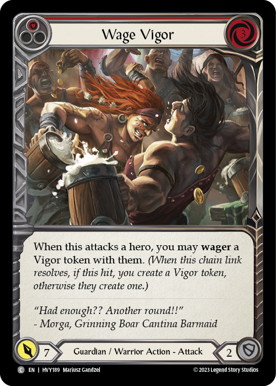 Wage Vigor - Red (HVY) #HVY189 [EN/N]