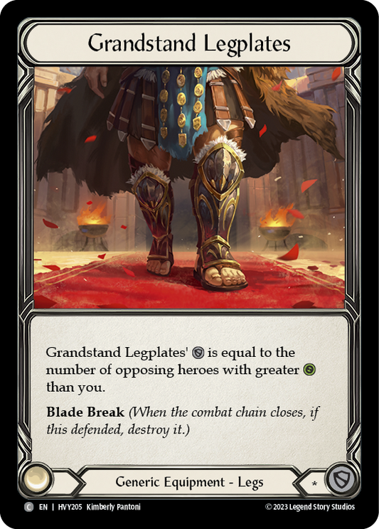 Grandstand Legplates (HVY) #HVY205 [EN/N]