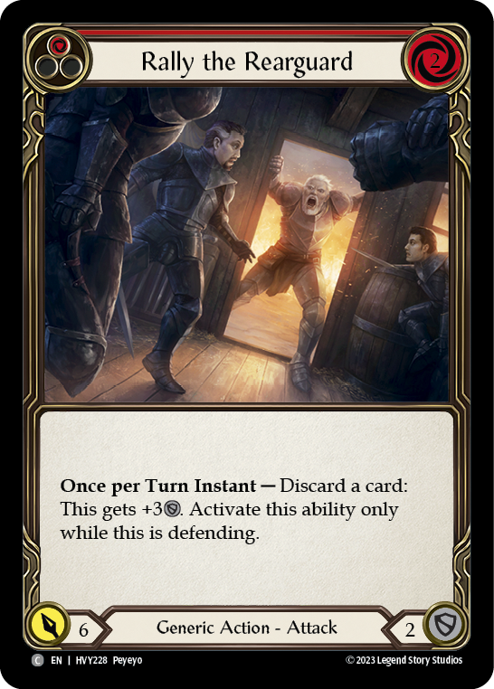 Rally the Rearguard - Red (HVY) #HVY228 [EN/N]