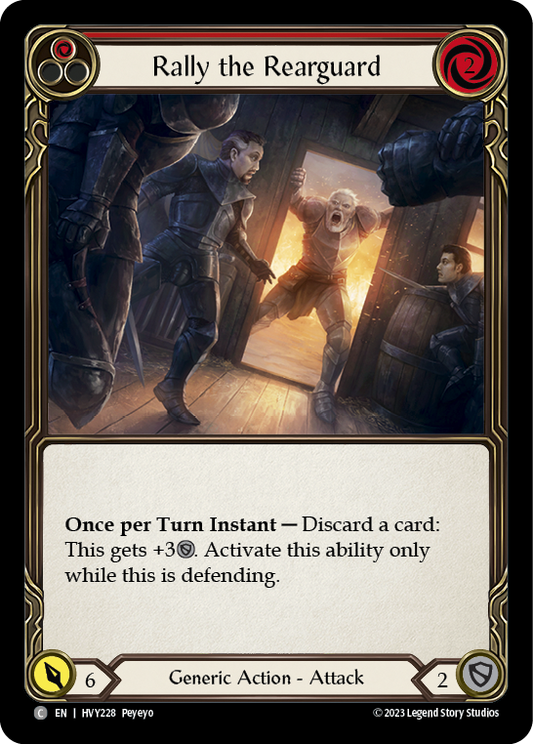 Rally the Rearguard - Red (HVY) #HVY228 [EN/N]