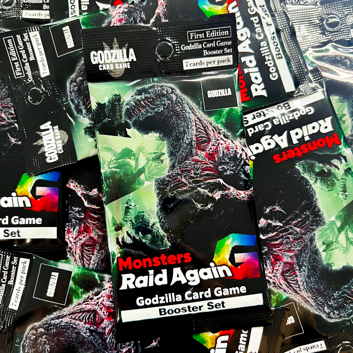 Godzilla Monster Card Game - Monsters Raid Again Booster Pack
