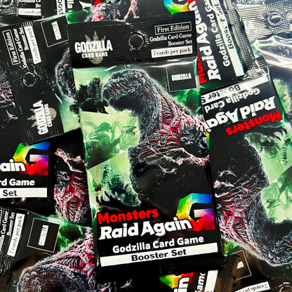 Godzilla Monster Card Game - Monsters Raid Again Booster Pack