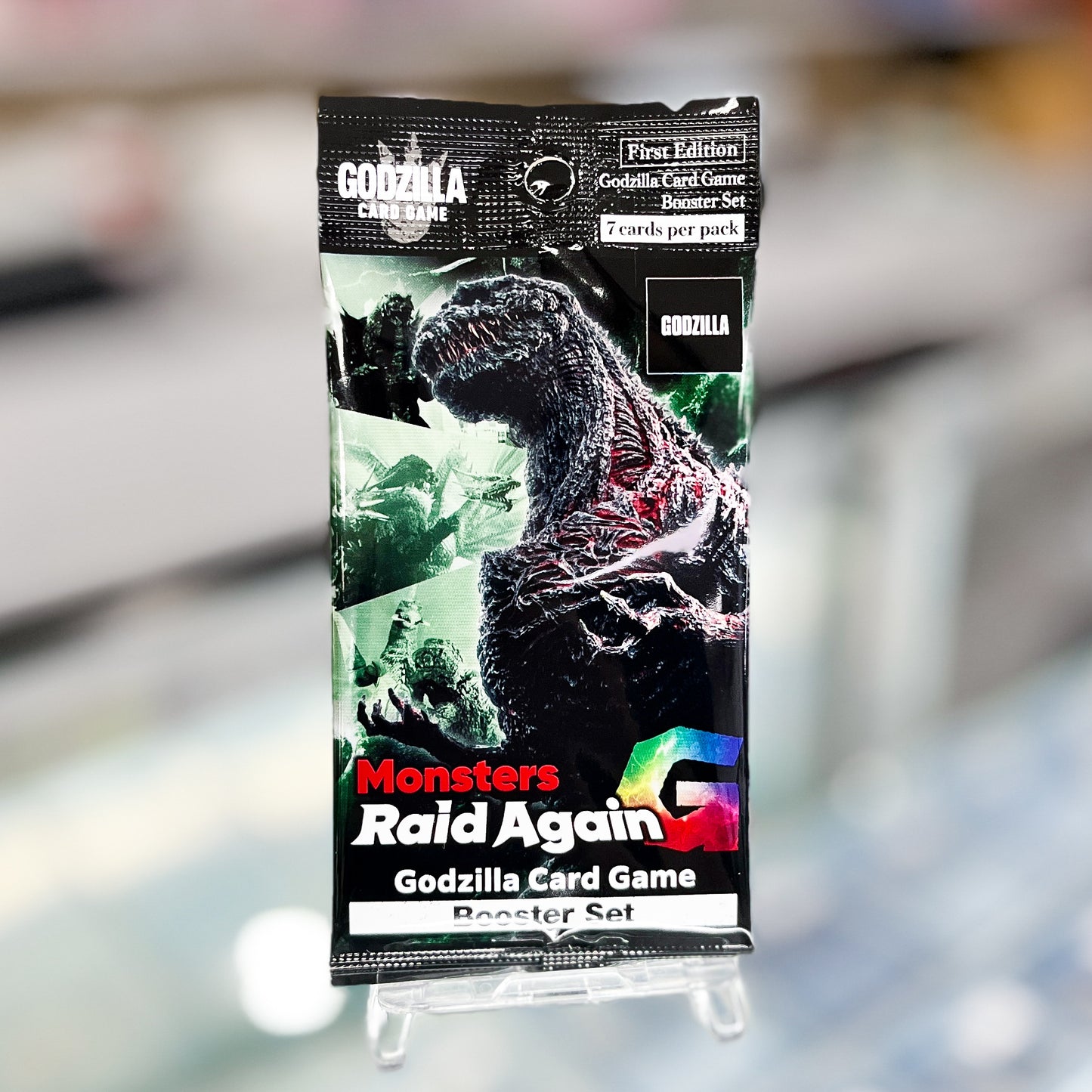 Godzilla Monster Card Game - Monsters Raid Again Booster Pack