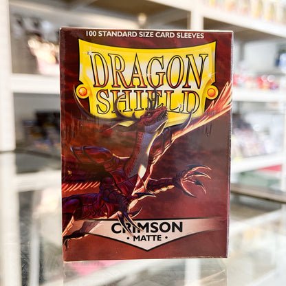 Dragon Shield Matte Sleeves - Crimson (100-Pack)