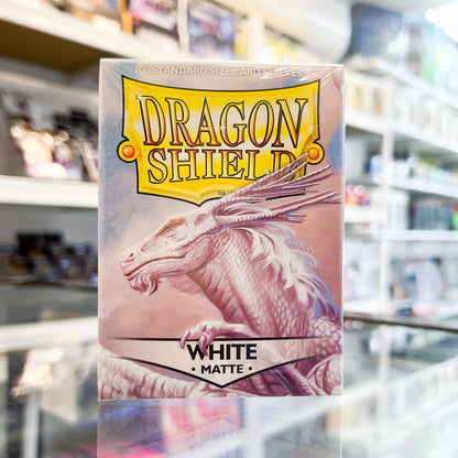 Dragon Shield Matte Sleeves - White (100-Pack)