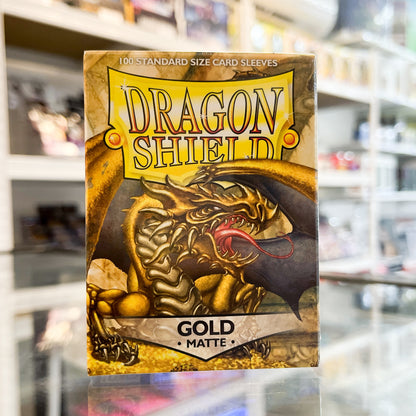 Dragon Shield Matte Sleeves - Gold (100-Pack)