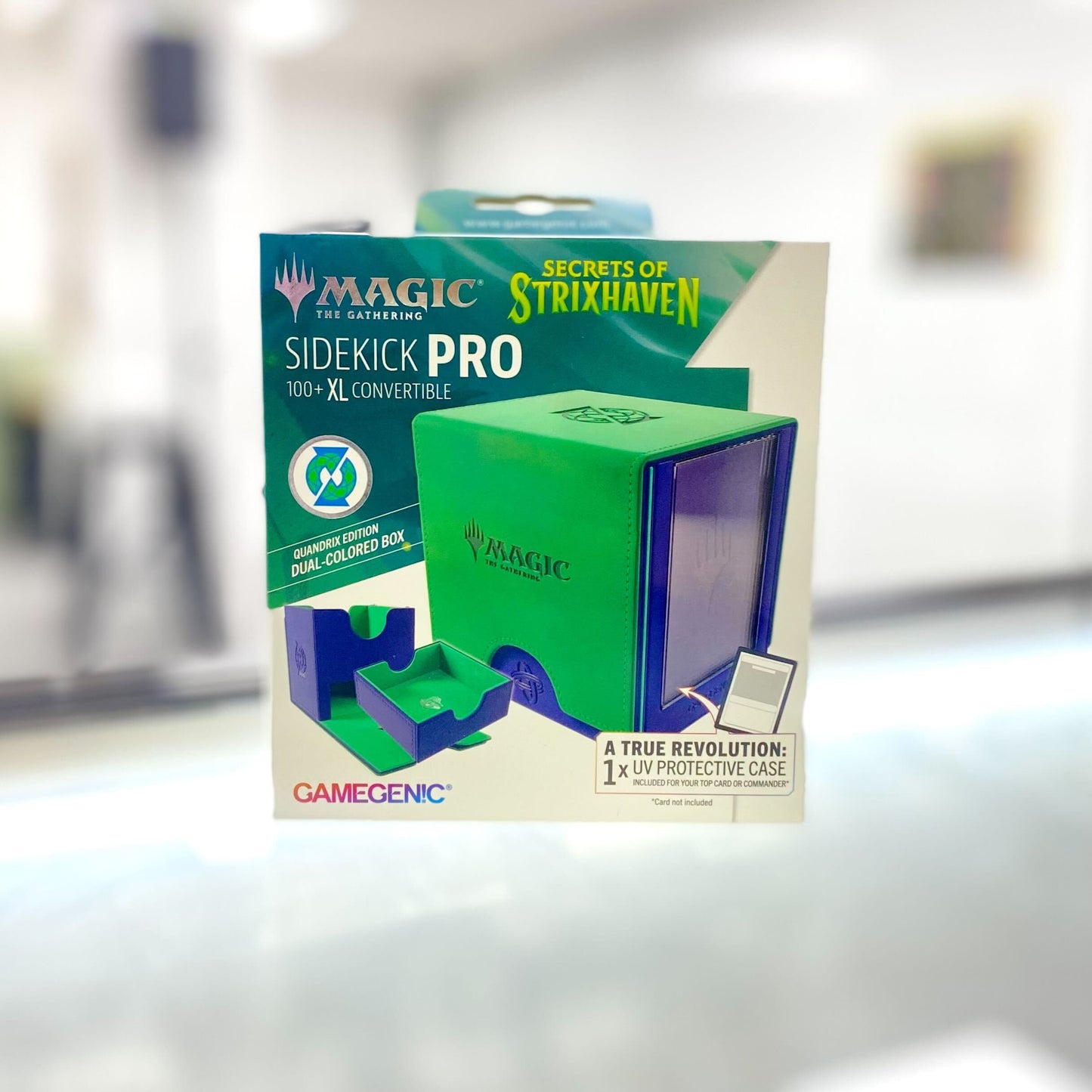 GameGenic - Magic: The Gathering Sidekick Pro 100+ XL Convertible - Quandrix