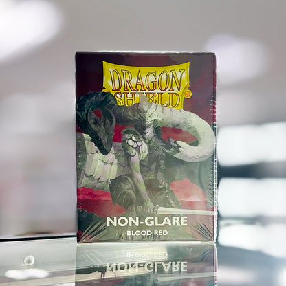Dragon Shield Sleeves – Matte NonGlare Blood Red (100-Pack)