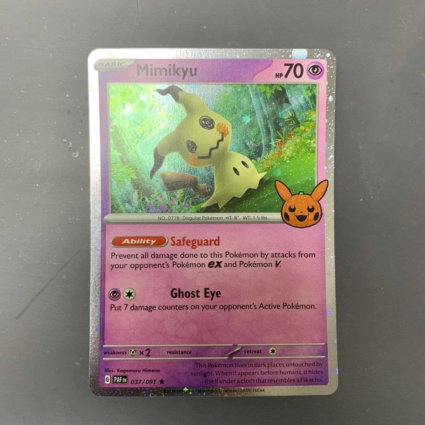 Mimikyu #37 [Trick or Trade] [NM]