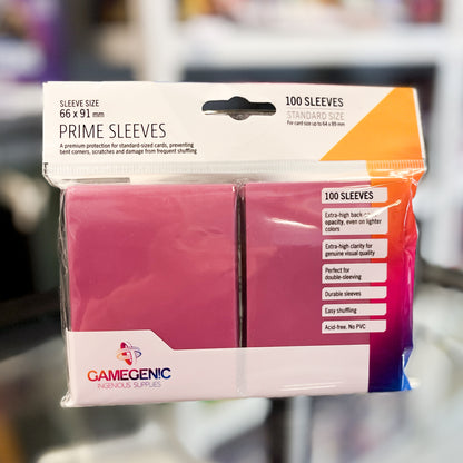 Gamegenic Prime Sleeves:  Pink  (100)