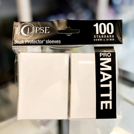 Ultra PRO Eclipse Matte Standard Sleeves (100) - Arctic White
