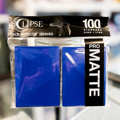 Ultra PRO Eclipse Matte Standard Sleeves (100) -Blue