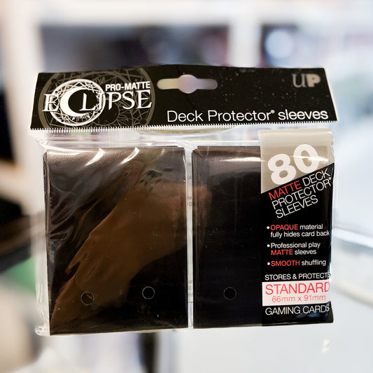 Ultra Pro Matte Eclipse Standard Black (80 Sleeves)