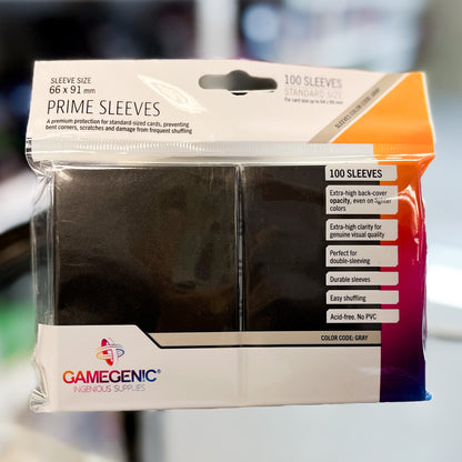 Gamegenic Prime Sleeves: Black (100)