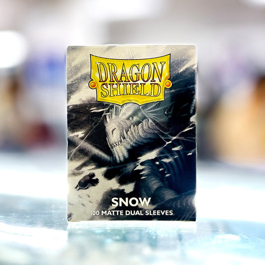 Dragon Shield Dual Matte Standard Sleeves - Snow (100-Pack)